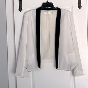 Gibson black/white tuxedo inspired blazer